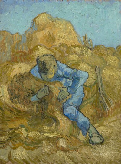 El atador de gavillas (después de Millet) de Vincent van Gogh